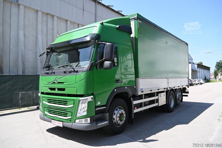 Nákladní automobil s plachtou Volvo FM460  6x4 X-Track HD Allrad E6 LBW AHK Lenkachse