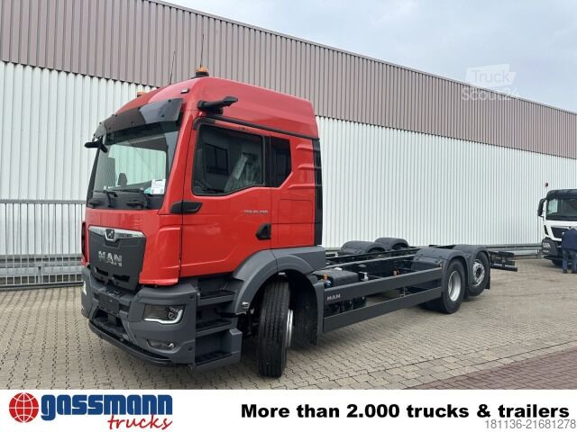 Hakowiec MAN TGS 26.480 6x2-4 BL CH, Lenk-/Lift, OptiView, LED,