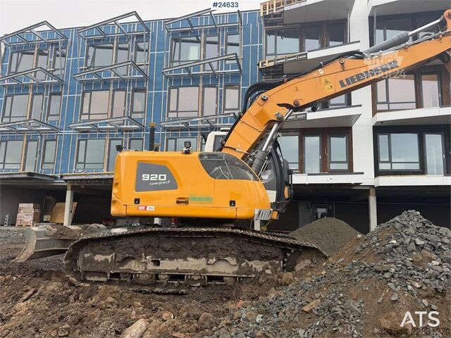 Vikšrinis ekskavatorius Liebherr R920 LC reduced-tail-swing excavator with GPS, 2 b
