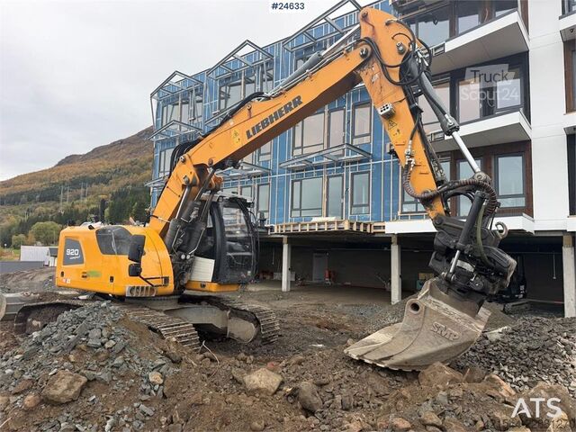 Vikšrinis ekskavatorius Liebherr R920 LC reduced-tail-swing excavator with GPS, 2 b