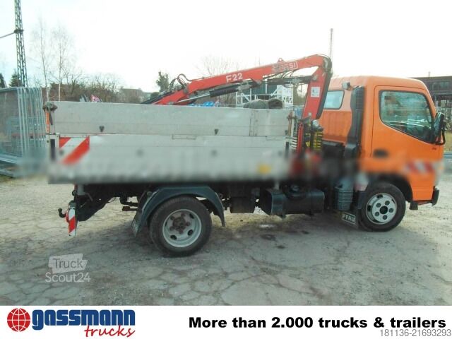Furgón volquete Mitsubishi Pfau Cityjet C60 4x2 mit Kran Fassi Fassi