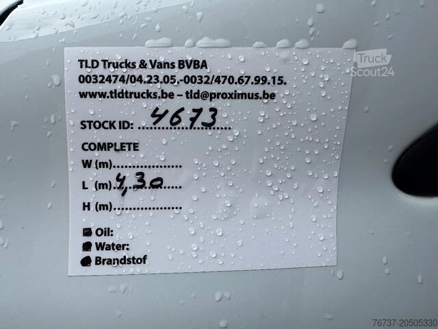 Кутия фургон Dacia DOKKER **EURO 6B-1461CC**