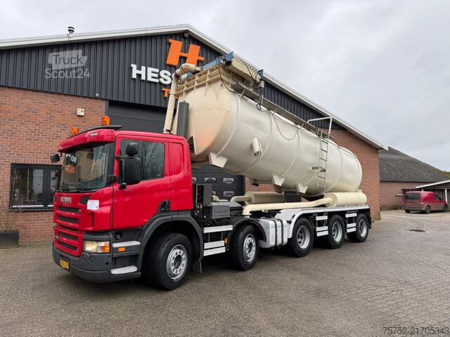 Saugfahrzeug Scania P380 10X8 Kolkenzuiger