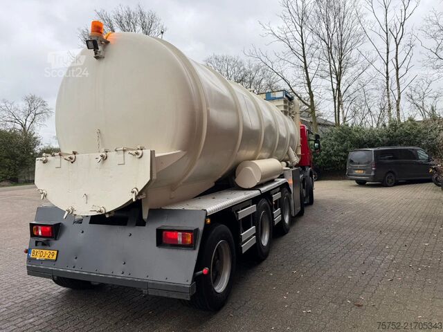 Saugfahrzeug Scania P380 10X8 Kolkenzuiger