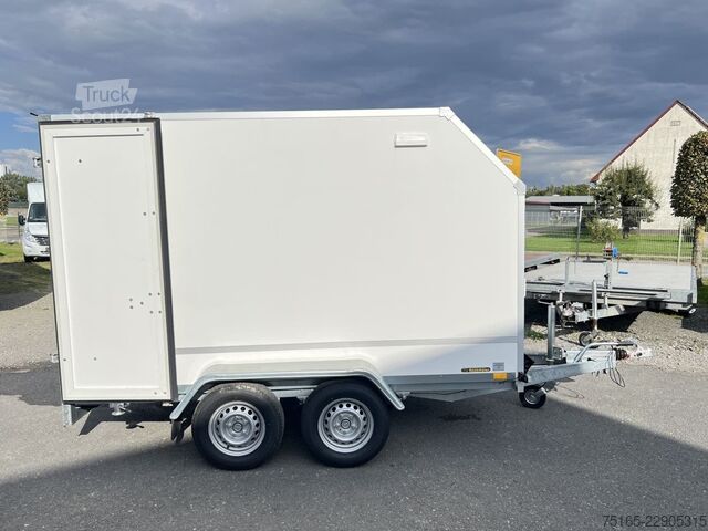 Kasti piekabe Blyss F2030HTD Aeroschräge Kofferanhänger