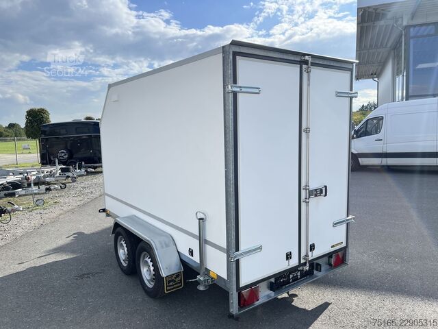 Kasti piekabe Blyss F2030HTD Aeroschräge Kofferanhänger