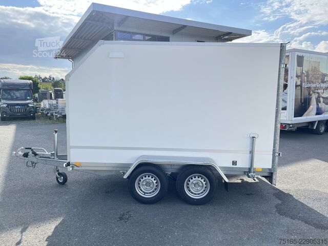 Kasti piekabe Blyss F2030HTD Aeroschräge Kofferanhänger