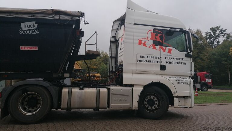 трактор MAN TGX 18.480 4x2 BLS WITH TIPPER HYDRAULIC AND GOOD TIRES