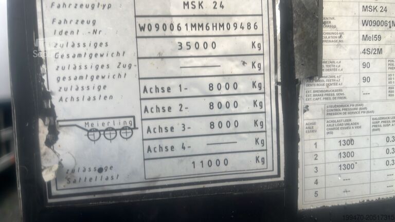 Savivartis priekaba Meierling MSK 24 HM / AL-HAR 7,6