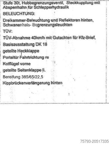 Kiper prikolica Lametec 18to Interne Nr. 8296