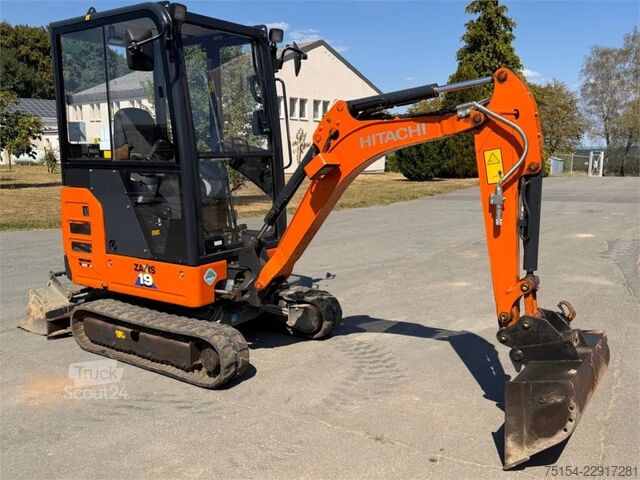 Minibagger Hitachi ZX19-6CR 580h, 4 Geräte