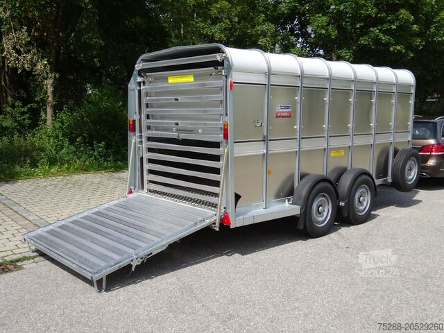 Livestock trailer Ifor Williams TA510G14 Easy-Load, Frontklappe