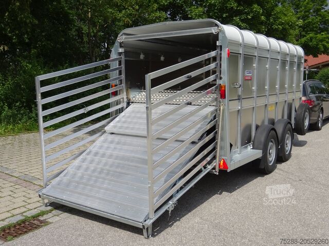 Livestock trailer Ifor Williams TA510G14 Easy-Load, Frontklappe