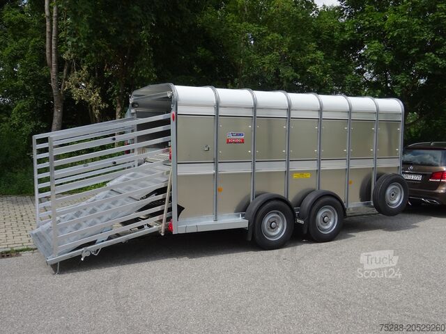 Livestock trailer Ifor Williams TA510G14 Easy-Load, Frontklappe