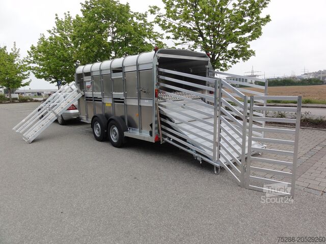 Livestock trailer Ifor Williams TA510G14 Easy-Load, Frontklappe
