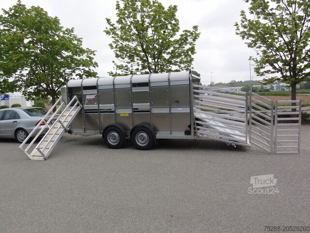 Livestock trailer Ifor Williams TA510G14 Easy-Load, Frontklappe