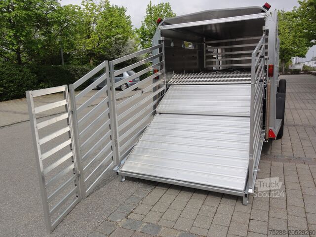 Livestock trailer Ifor Williams TA510G14 Easy-Load, Frontklappe