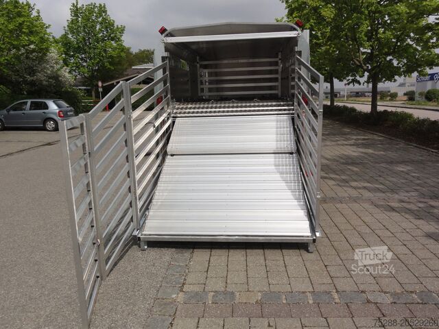 Livestock trailer Ifor Williams TA510G14 Easy-Load, Frontklappe