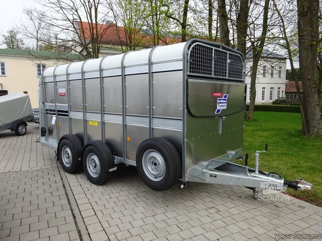 Livestock trailer Ifor Williams TA510G14 Easy-Load, Frontklappe