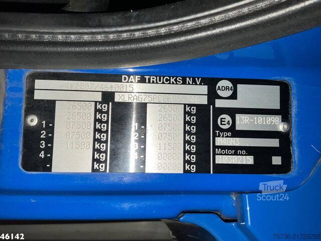 Fordon för avfallshantering DAF FAG 75 CF 250 Zoeller 20m³