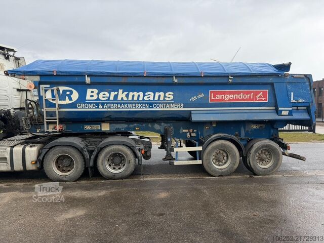 Pašizgāzējs LANGENDORF SK 20B 2-AXLES STEEL TIPPER (BODY + CHASSIS) - ...