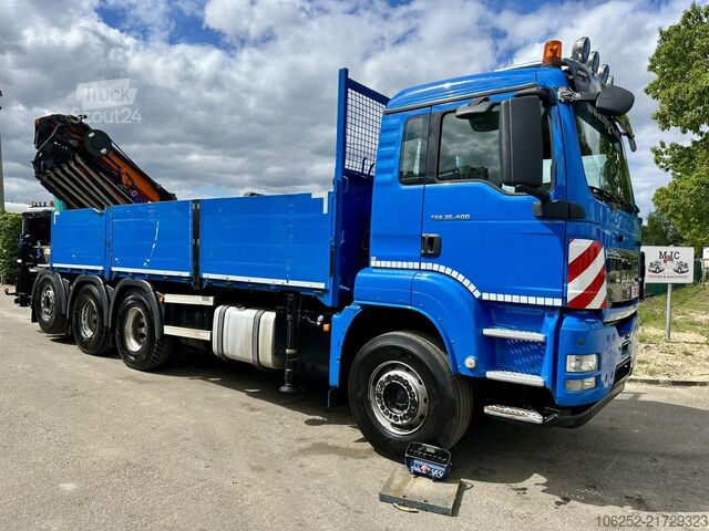Camião-grua MAN TGS 35.400 8x4 TRIDEM + (32.5m) CRANE HMF 4720 ...