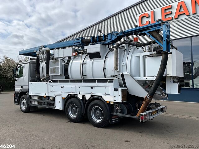 Saugfahrzeug Mercedes-Benz ACTROS 2640 6x4 Muller Combi kolkenzuiger