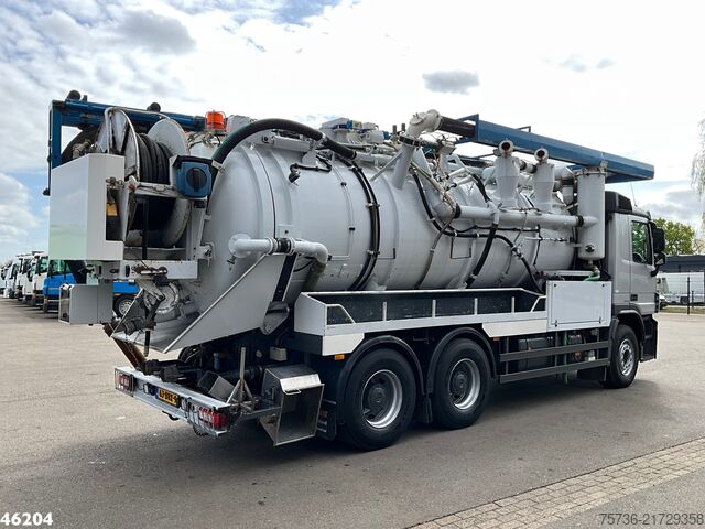 Saugfahrzeug Mercedes-Benz ACTROS 2640 6x4 Muller Combi kolkenzuiger