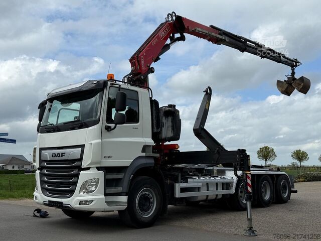 نظام ذراع الخطاف DAF XF 530 8x4!! TRIPLE!!2023!! KRAAN/HAAK!!EURO6!!...