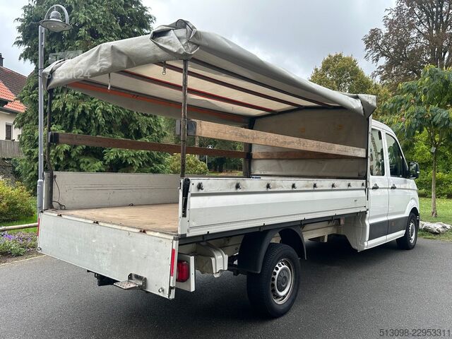 Фургон с брезентова завеса VW CRAFTER DoKA PRITSCHE+PLANE 4 X 4MOTION MAXI AHK