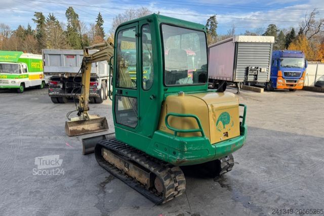 Vikšrinis ekskavatorius YANMAR B37-2A 3x Schaufeln