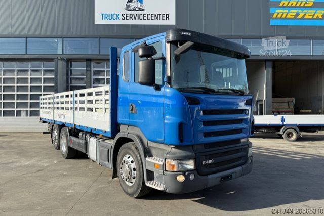 Camión de plataforma SCANIA R480 6x2 Alu