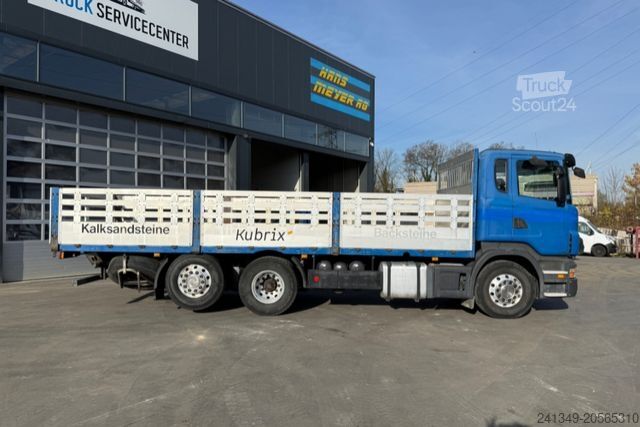 Camión de plataforma SCANIA R480 6x2 Alu