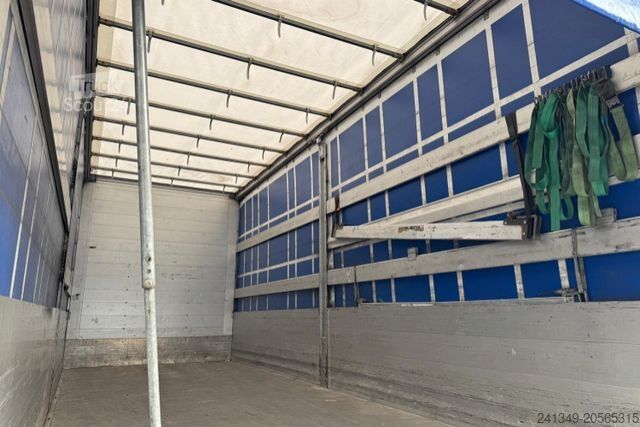 Camion cu platformă și prelată SCANIA G400 4x2 Mega 3 M Innenhöhe