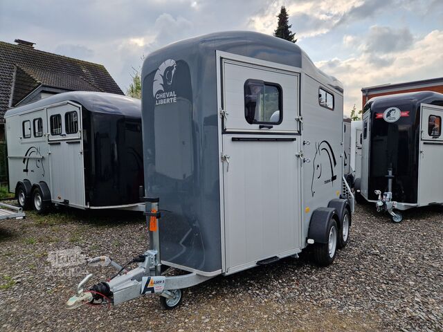 Atrelado de transporte de cavalos Cheval Liberté Touring Country SAKA irongrey Abholpreis