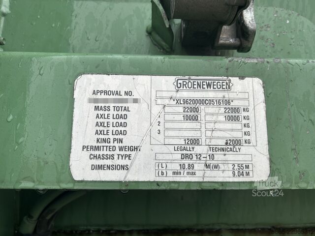 Valigia Groenewegen DRO-12-10 B / City / Box / Loadlift 2000 kg / N...