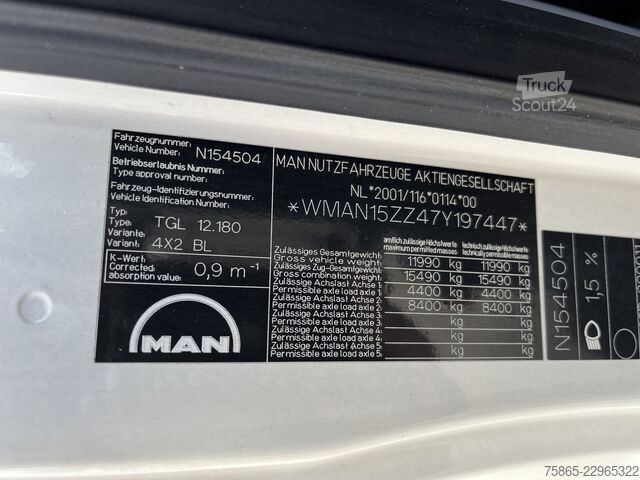 Maleta Man TGL 12.180 / 781 dkm / Oil Leak / Gearbox Probl...