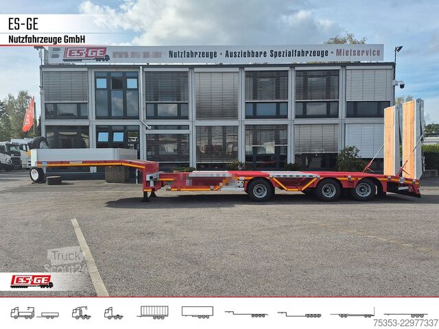 Lavbygd semitrailer FAYMONVILLE MAX Trailer MAX100 Semi-Tieflader Radmulden
