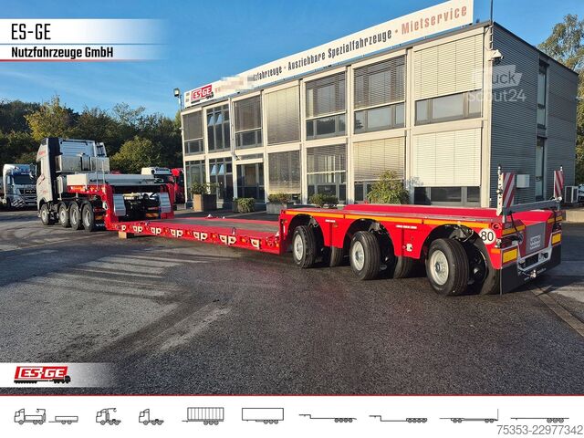 Lavbygd semitrailer FAYMONVILLE MAX Trailer MAX510 Tiefbett 3x12 t PA