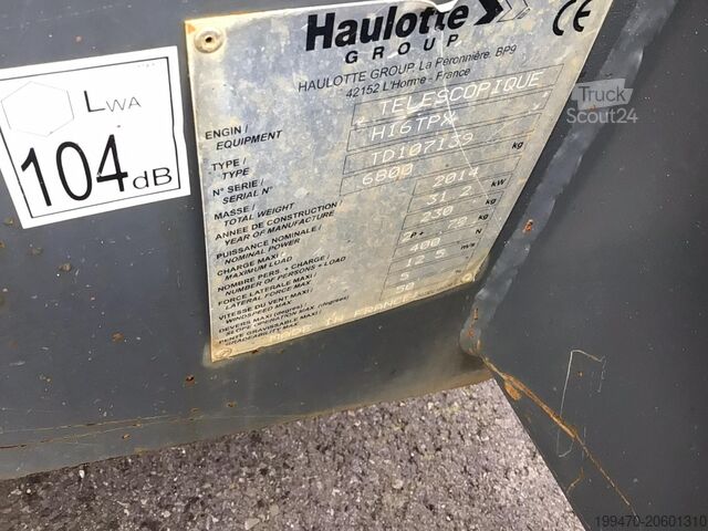Elevador de lança telescópica Haulotte H16 TPX (15.44 meters)