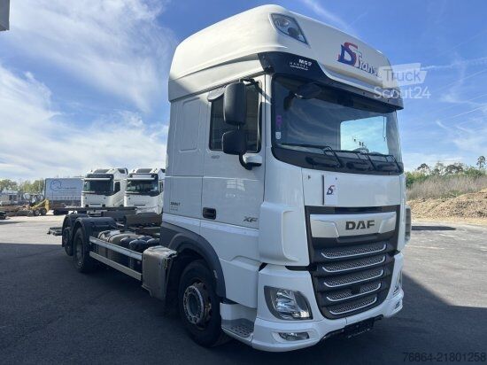 Kamion z zamenljivo nadgradnjo DAF XF 480 FAR BDF EURO 6 LIFTACHSE, RETARDER