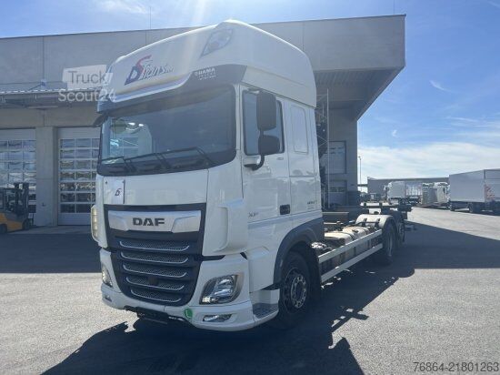 Kamion z zamenljivo nadgradnjo DAF XF 480 FAR BDF EURO 6 LIFTACHSE, RETARDER