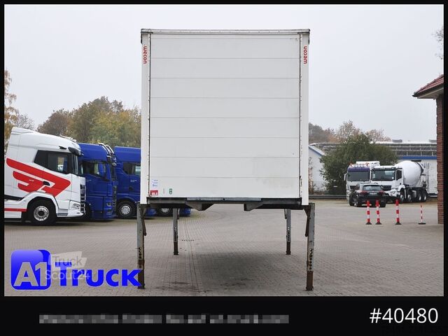 Wissellaadbak met open laadbak en zeil WECON WPR 745, verzinkt, 2520  innen, Code XL