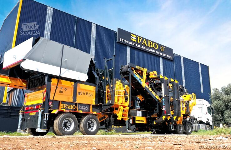 Breek- en zeefinstallaties FABO PRO-90 Semi-Mobile Crushing Plant