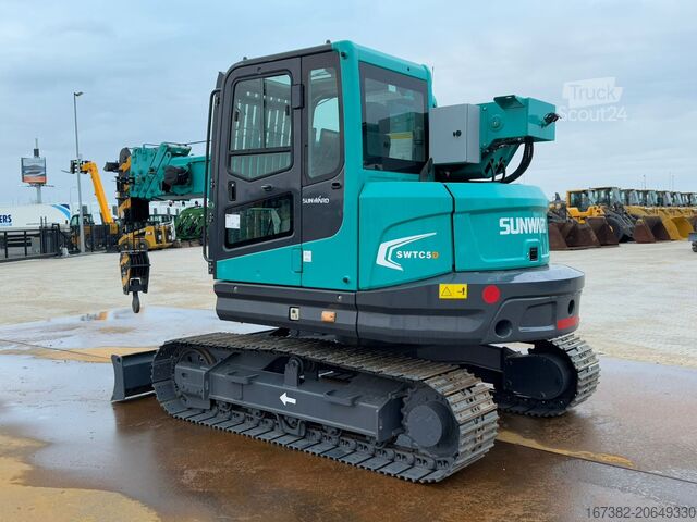 Guindaste móvel Sunward SWTC5D Telescopic Crawler Crane - CE certifiedd