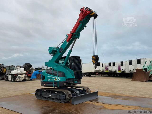 Guindaste móvel Sunward SWTC5D Telescopic Crawler Crane - CE certifiedd
