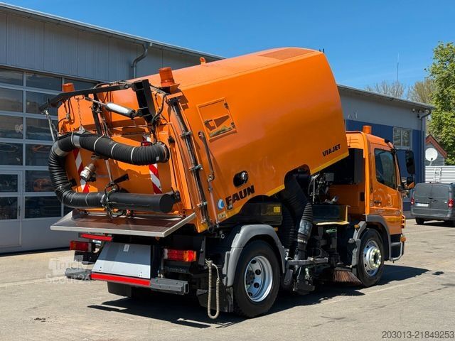 Ielu tīrīšanas mašīna MERCEDES-BENZ Atego 1324 Kehrmaschine FAUN VIAJET 6R/LH