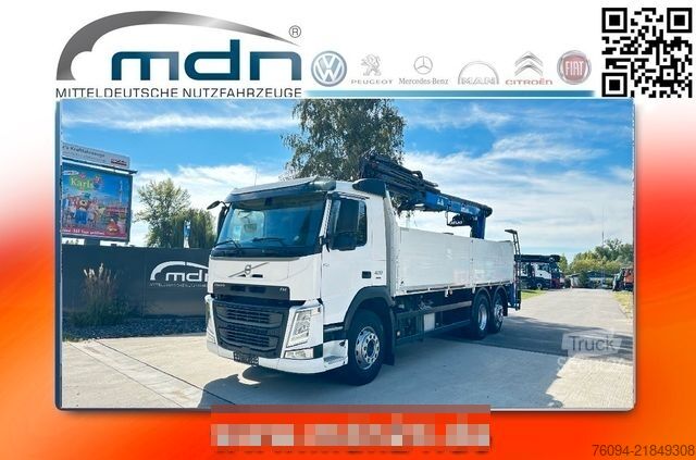 Grua montada em camião VOLVO FM 420 Baustoff 6x2 lift/lenk Atlas Kran
