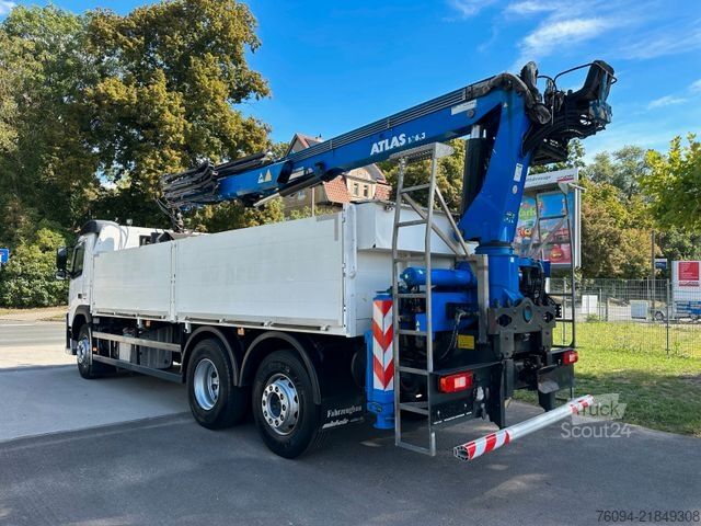 Grua montada em camião VOLVO FM 420 Baustoff 6x2 lift/lenk Atlas Kran