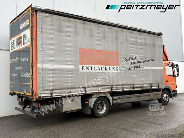 Platformas kravas automašīna ar tentu Mercedes-Benz Atego 1224 L